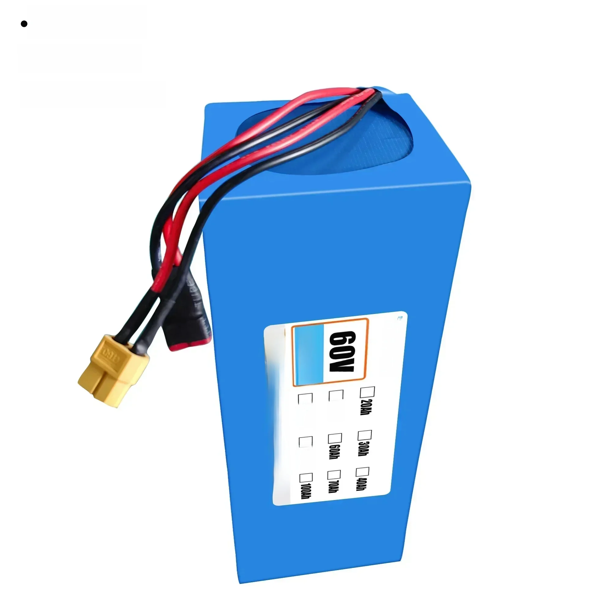 100Ah 60V 16s4p Lithium-Ionen-Akku 60V 100000 mAh 2000W elektrischer Akku, eingebautes 50A BMS+Ladegerät