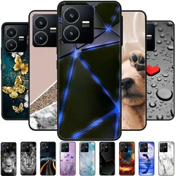 For Vivo Y22S 2022 Case Shockproof Soft TPU Silicone Phone Cover For Vivo Y22 Y 22 V2207 Y22S V2206 Funda Capa Cartoon Vivoy22