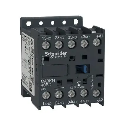 

CA3KN40MD CA3-KN40MD control relay, TeSys K, 4P(4NO), 690V, 220V DC standard coil