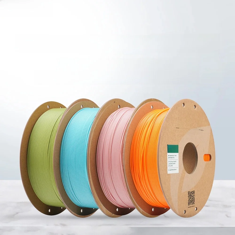 eSUN 3D Filament PLA + Voor Bambu Lab Raise3D 1.75 MM 1 KG PLA Plus 3D Printer Filamenten Verbeterde Kleur PLA + 3D Printing Materiaal - afbeelding 2