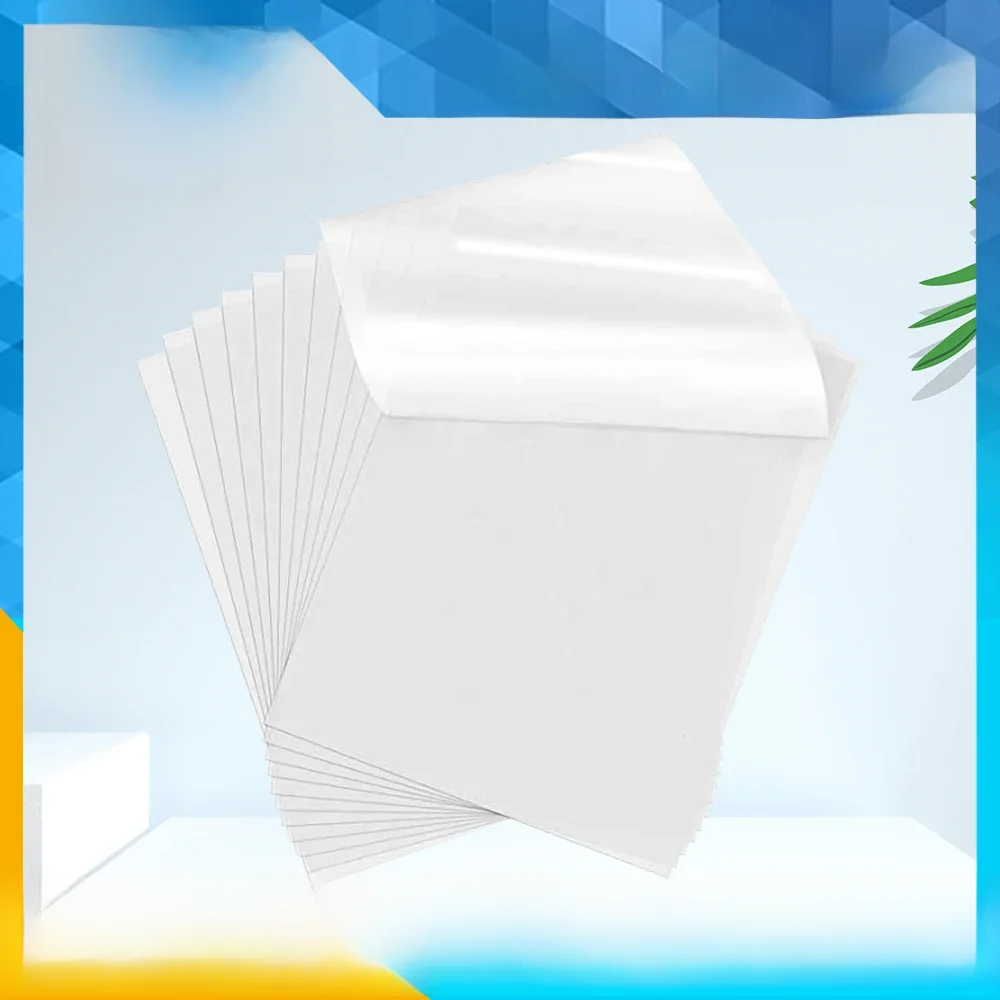 50/100 szt. Folia DTF A3/A4 Dwustronna Folia Samoprzylepna do Transferu DTF, 50/100 Arkuszy Papieru DTF PET do Termotransferu — zdjęcie produktu 6