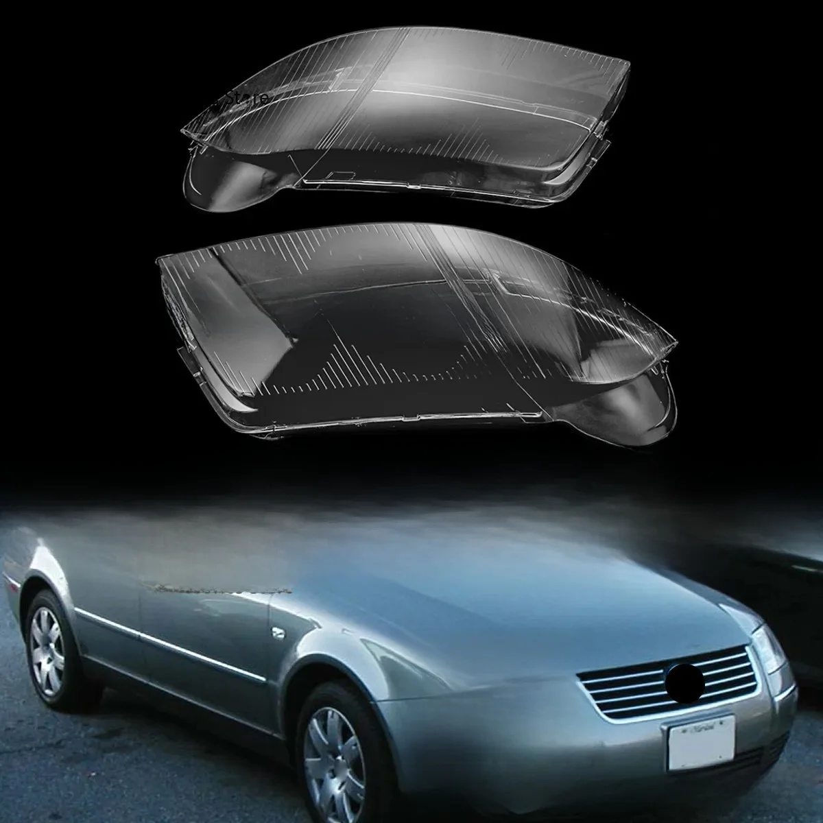 Lewy/prawy/para wymiana osłony reflektora dla Volkswagen VW Passat B5.5 2000-2005 osłona reflektora Shell — 2