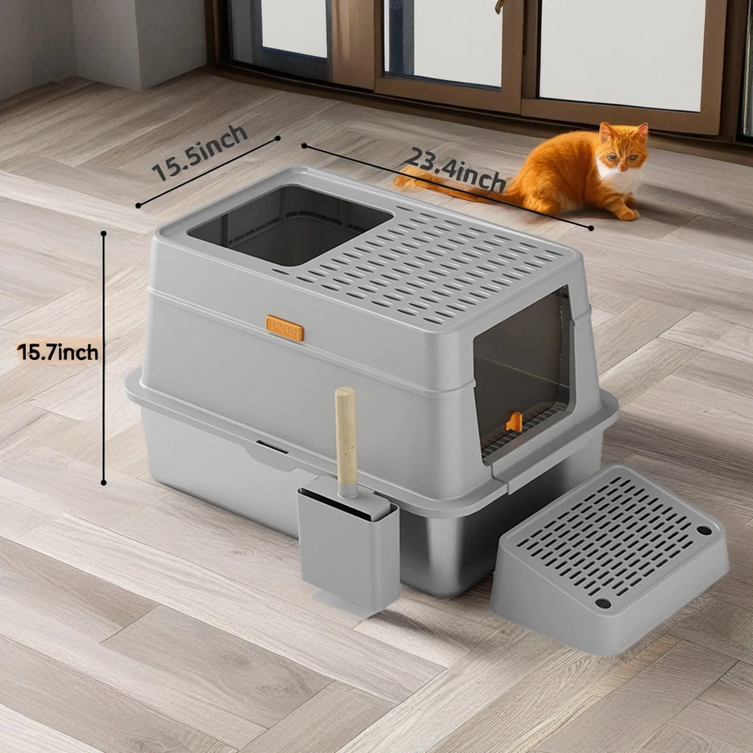 Durevole staccabile di grande capacità di stoccaggio a buon mercato portatile di lusso in acciaio