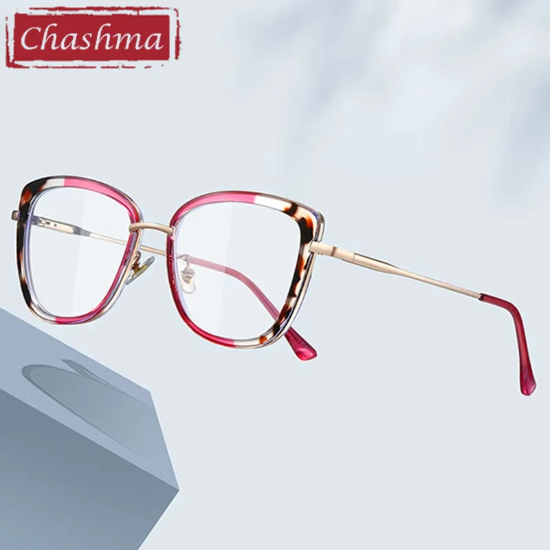 

Chashma Prescription Glasses Women Fashion Cat Eye TR90 Optical Recipe Eyewear Spring Hinge Girls Eyeglasses Frames Spectacles