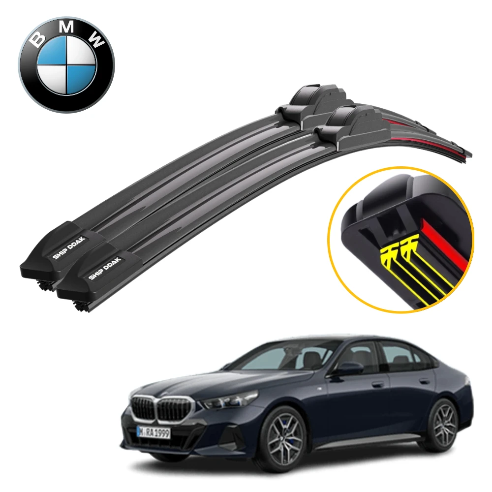 1 + 1 Easy for BMW 5 Series F10 G30 G60 F07 GT All-Car Triple X2 Wiper Blade Brush