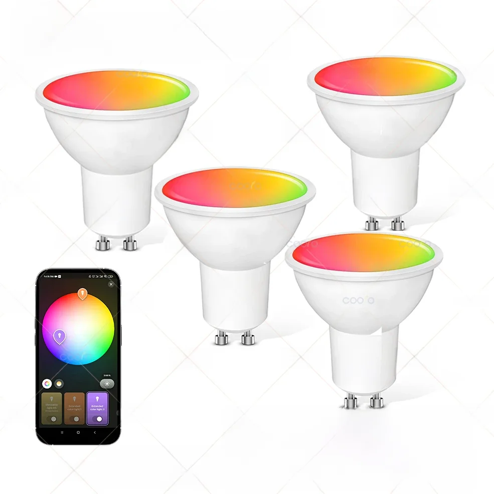 Ewelink GU10 Zigbee LED Bulbs Wifi Smart LED Light Bulb RGB CW WW Dimmable Spotlight Works With Alexa Google Yandex Smartthings — zdjęcie 2