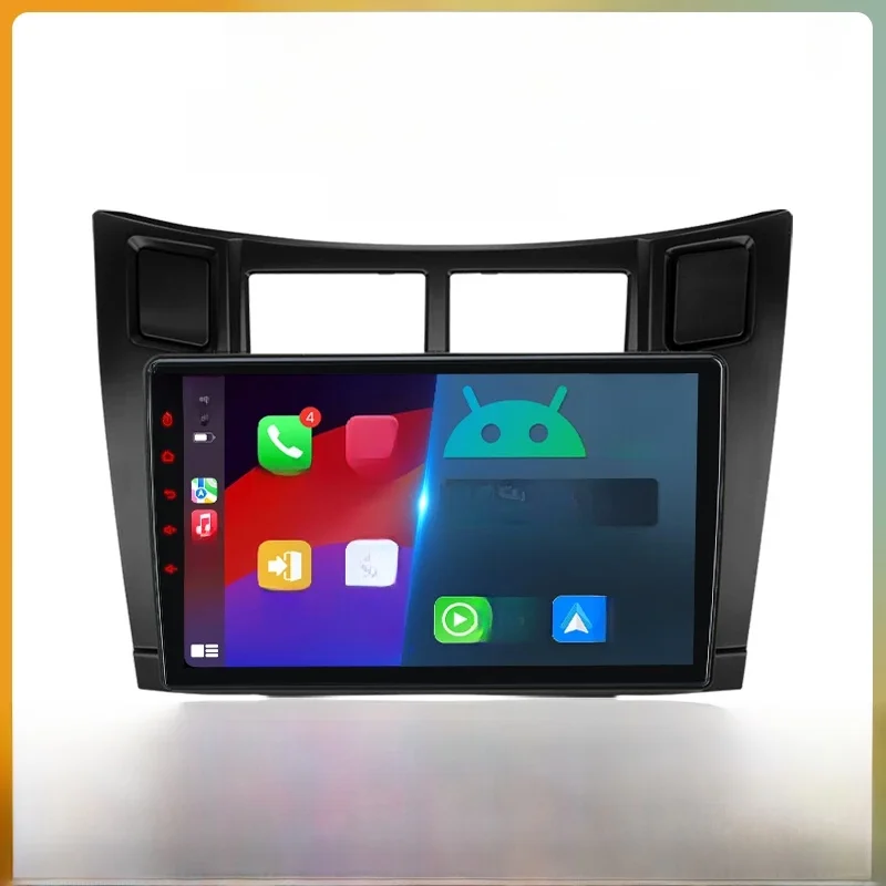 Junsun AI Draadloze CarPlay voor Apple Android 14 Auto Radio voor Toyota Yaris 2005 2006 2007 2008-2012 multimedia Navi Stereo - afbeelding 2
