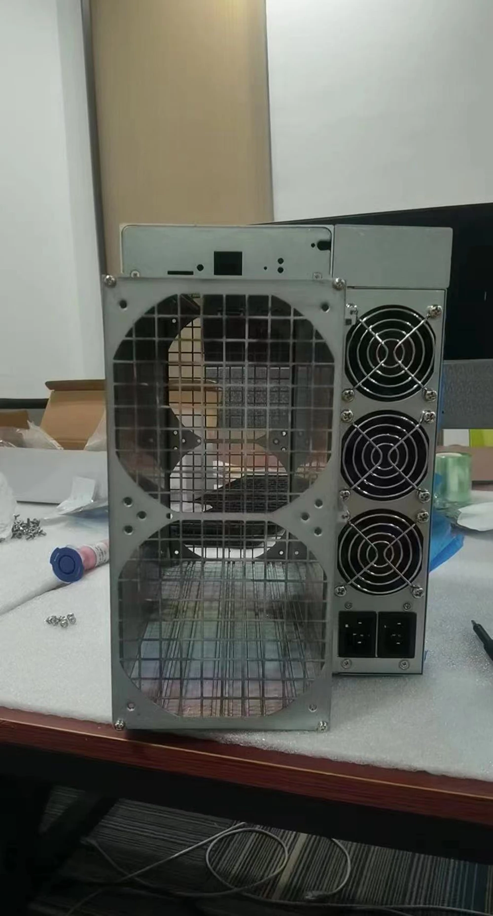 Imagem -05 - Antminer Alumínio Prata Habitação Case Prata Bitmain Substituição para Recondicionados Usando S19 S19 Pro S19j S19j Pro T19