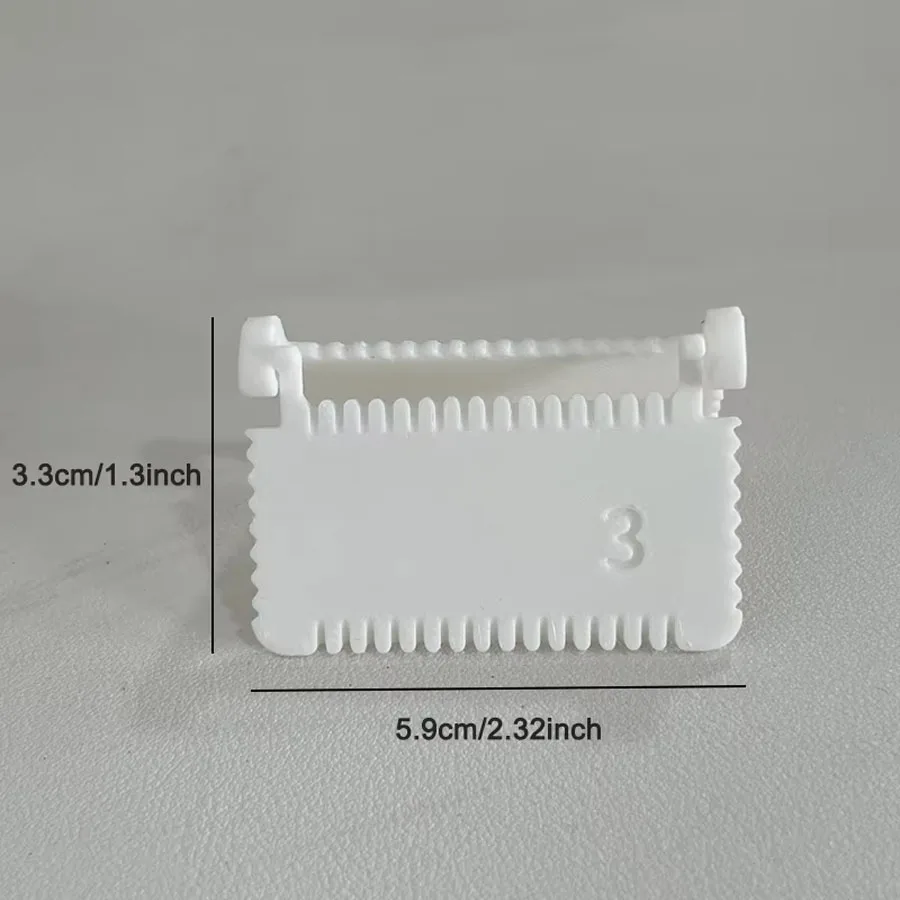 1/4 Stück Nähkantenführungsclips, Nahtmargen-Lehrlinieal, Stichmaß-Messwerkzeug für Anfänger, Quilten, DIY-Basteln, Saumarbeiten – Detail 6