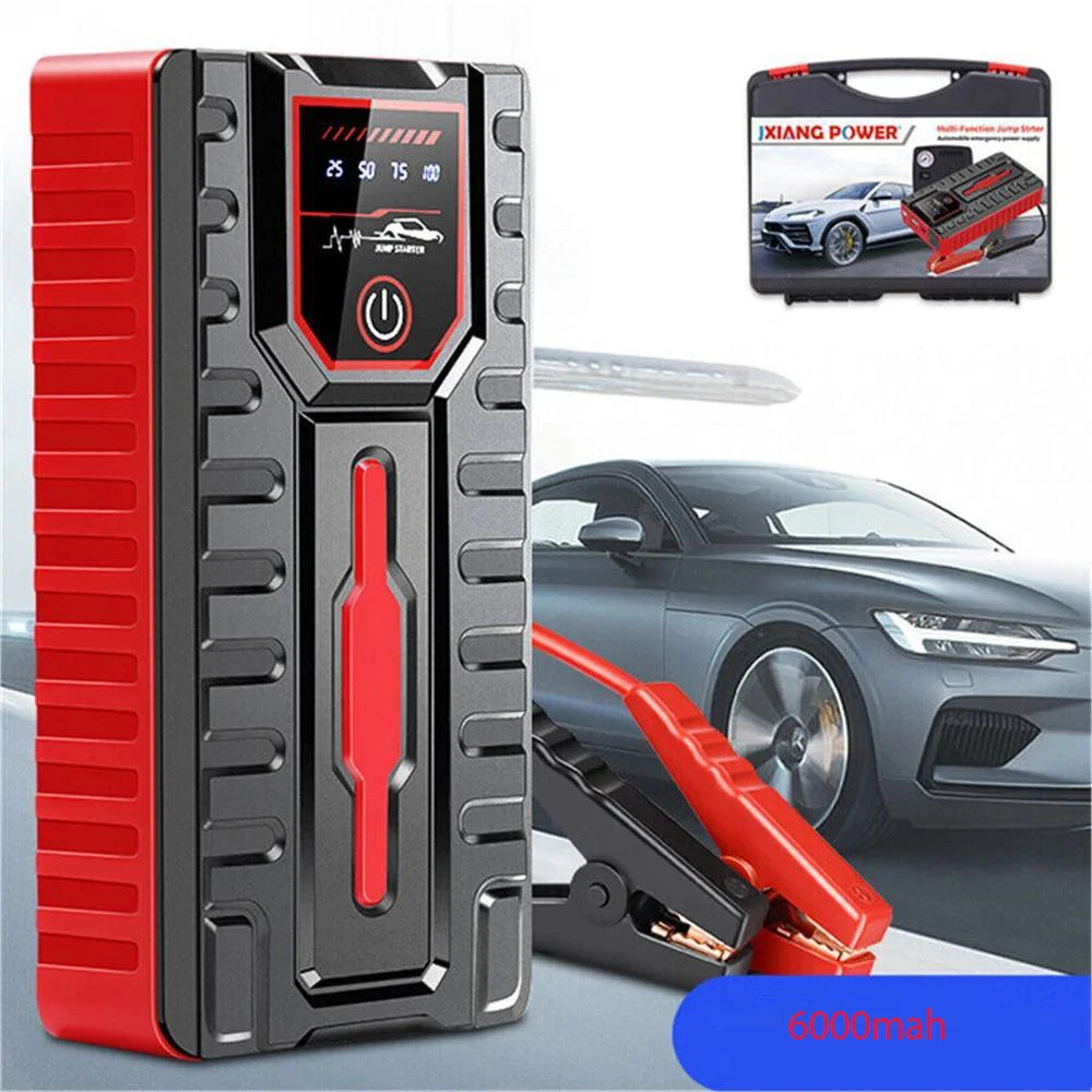 Przenośny rozruchowywacz samochodowy 5000A, power bank, ładowarka 12V, urządzenie do uruchamiania samochodów, efektywne i inteligentne ładowanie, odpowiedni do samochodów, telefonów komórkowych, — 2