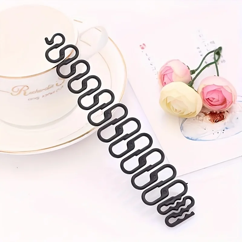 5/10-piece magic hairstyle tool set - fishtail, ponytail, and bow-shaped accessories, made of durable plastic, suitable for simp