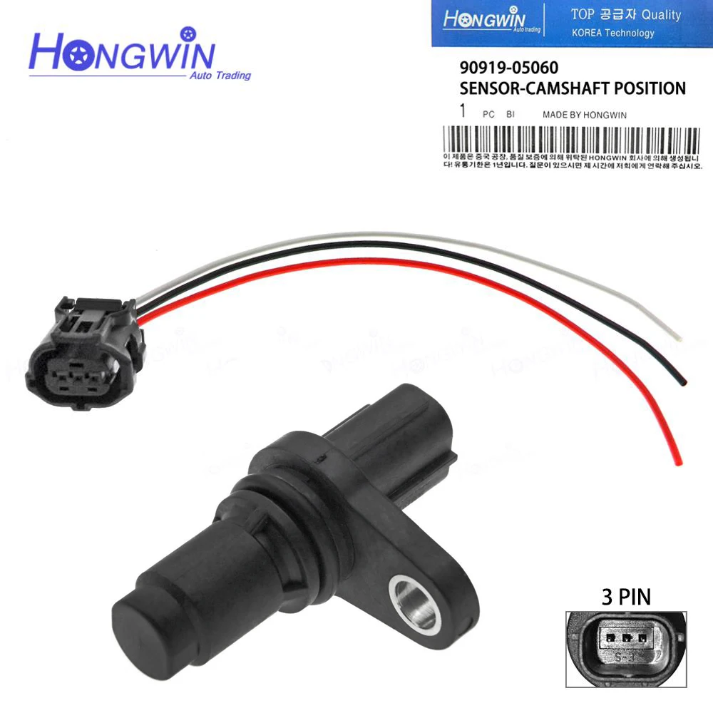 90919-05060 렉서스 자제 도요타 4 러너 아발론 캠리 코롤라 FJ 크루저 하이랜더 9091905060 용 크랭크 캠축 위치 센서
