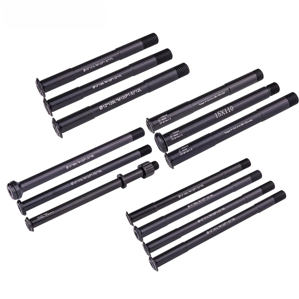 AliExpress ZTTO MTB Thru axle Road Bike Shaft Front hub Rear hub Skewers 12mm 15mm Wheel Axis Hub Shaft 15x100 12x142 12x100 12x148 15x110