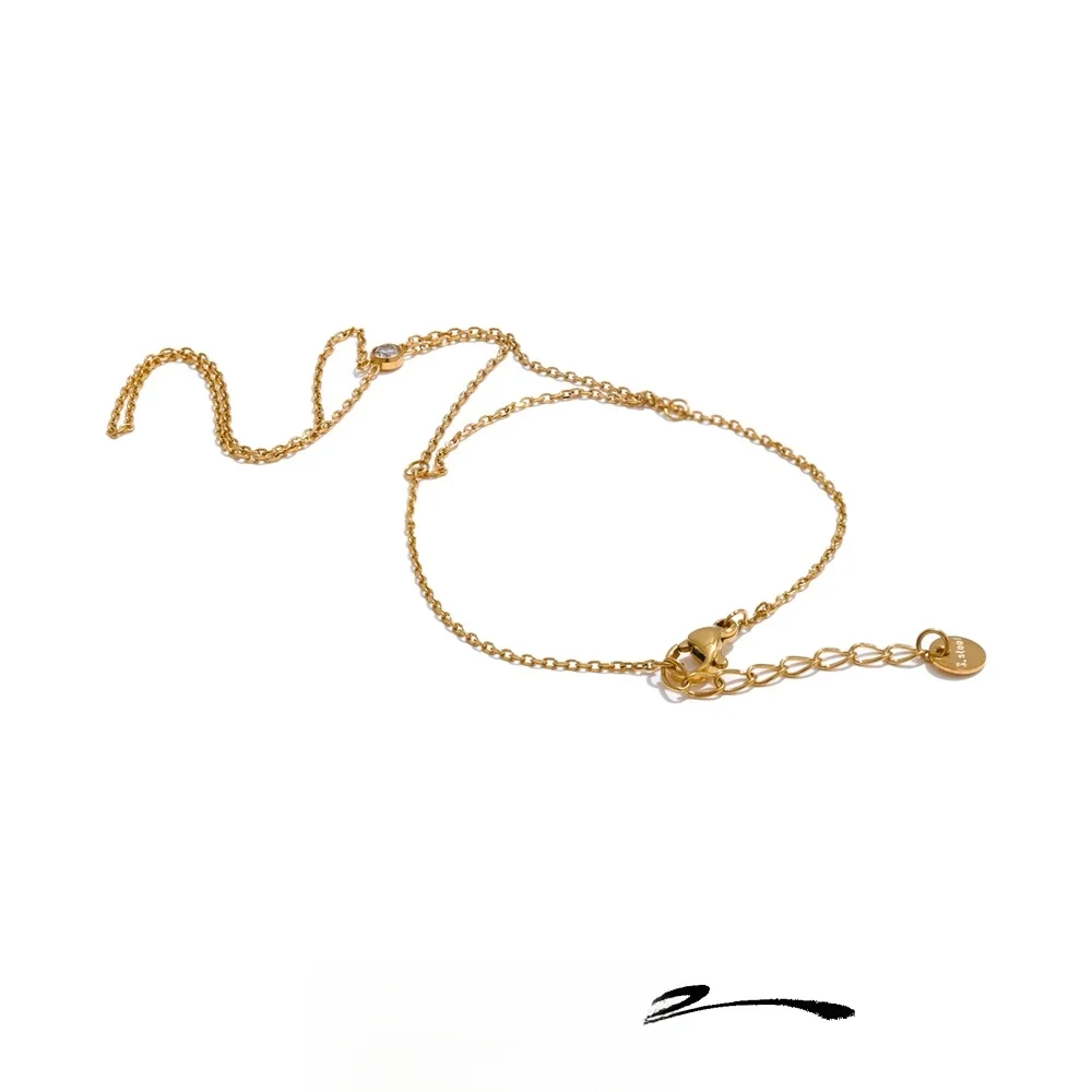 Yhpup élégant printemps été Chic Bracelet poignet lien chaîne de doigt pour les femmes en acier inoxydable étanche bijoux accessoires cadeau