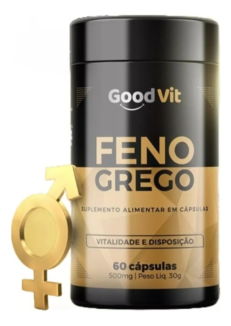 Feno Grego Original Good Vit 500mg 60 Cápsulas