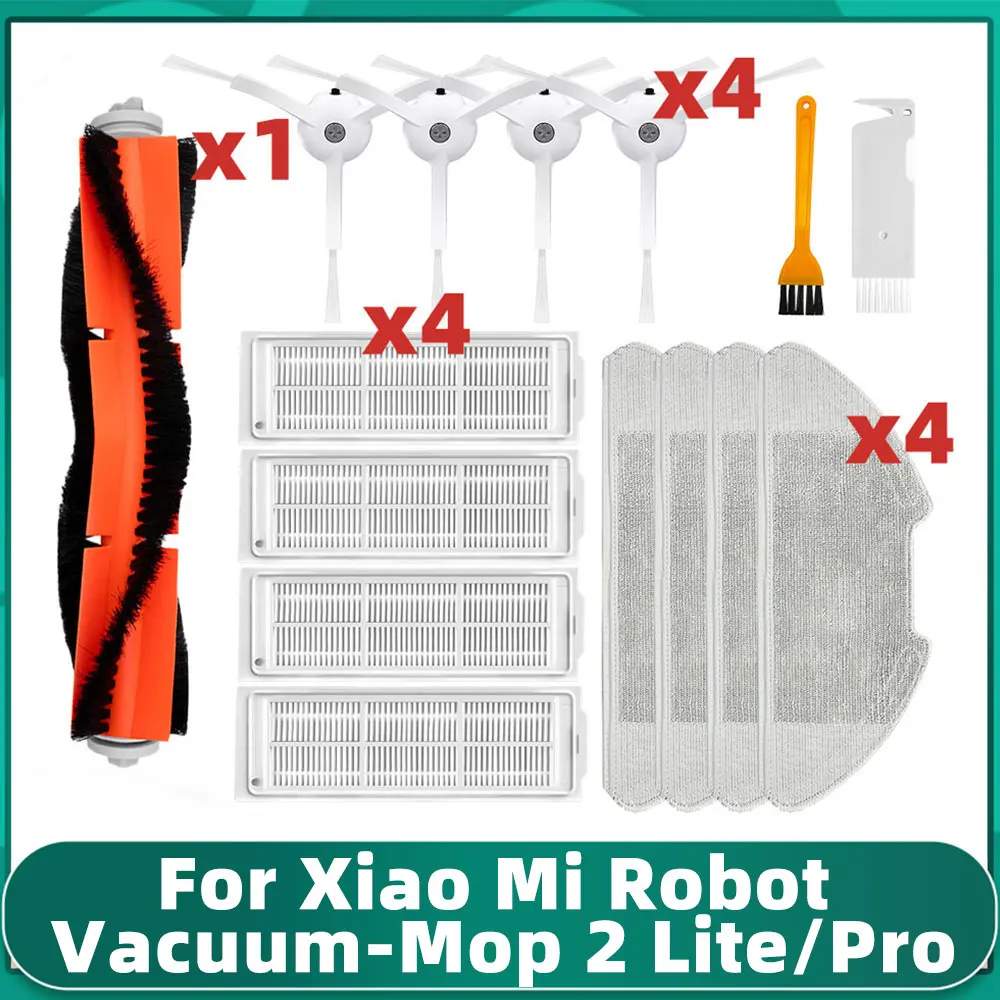 الرئيسية الجانب فرشاة هيبا تصفية ممسحة الملابس ل شاومي Mi روبوت فراغ ممسحة 2 لايت برو/MJSTL/MJST1S روبوت مكنسة كهربائية أجزاء