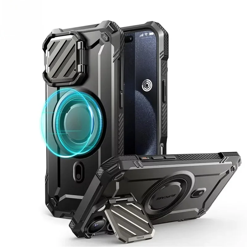SUPCASE For iPhone 16 Pro Max Case 6,9" 2024 UB Mag XT Wytrzymałe, mocne, magnetyczne etui na telefon z podpórką na aparat — zdjęcie produktu 7