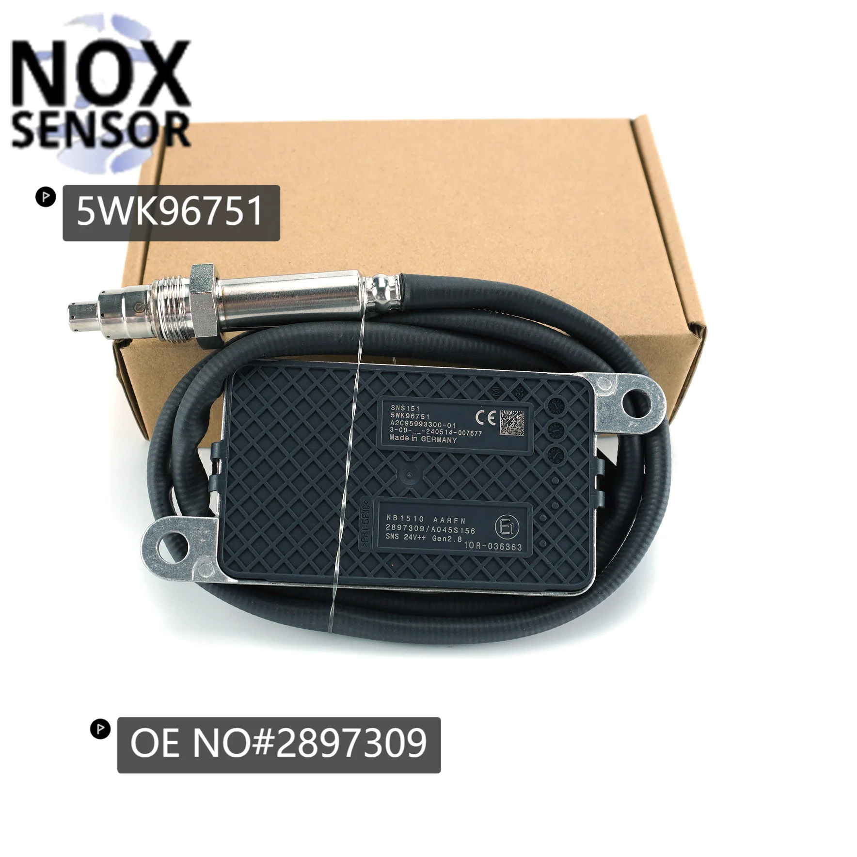 

5WK9 6751 Factory Hot Sale Nitrogen Oxide Nox Sensor 5WK9 6751 2897309/A045S156 for Cummins