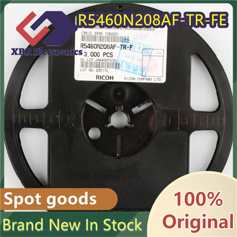 (20/50 pieces) R5460N208AF-TR-FE 3X SOT-23-6 2 Dual-cell Lithium Battery Protection IC Chip Brand New Original Product