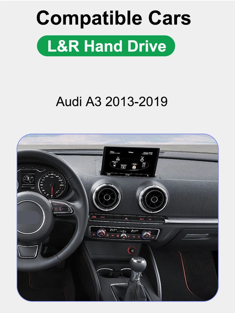 AUTOTOP 10,25 "Android 14 Auto Multimedia Stereo Für Audi A3 8V 2012-2020 Carplay Bluetooth WIFI GPS Navigation Audio Stereo 4G – Detail 2