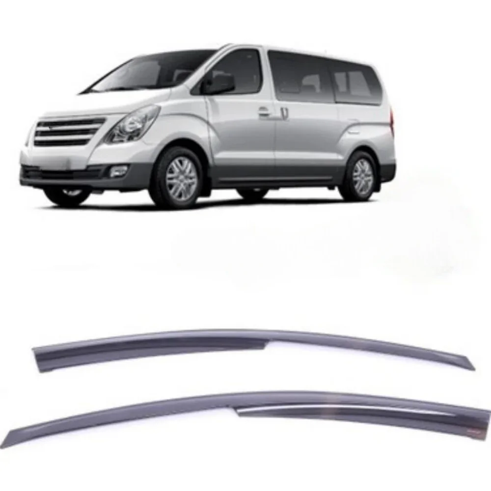 Car window accessories for Hyundai H1 2008-2015 Sport Style window deflector rain cover visor awnings Exterior Accessory Tuning