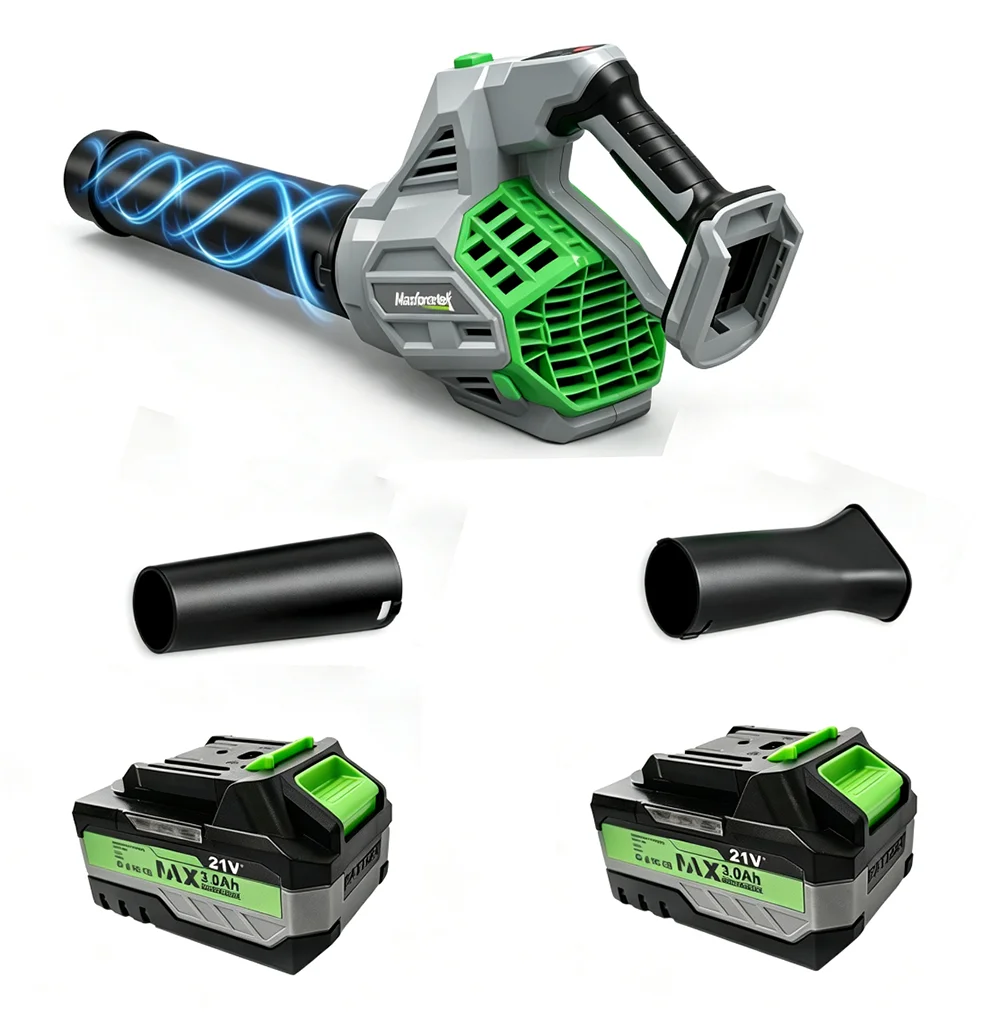 21V Brushless Electric Air Blower Cordless Powerful Leaf Snow Collector Cleaner Portable Power Tools  for Lawn Care Debris Dus