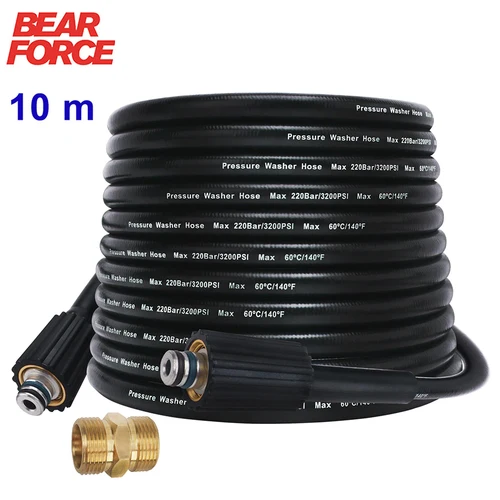Manguera de lavadora de alta presión, manguera de lavado de coches, manguera de extensión de limpieza de agua, M22-Pin 14/15 para Karcher Elitech Interskol Huter