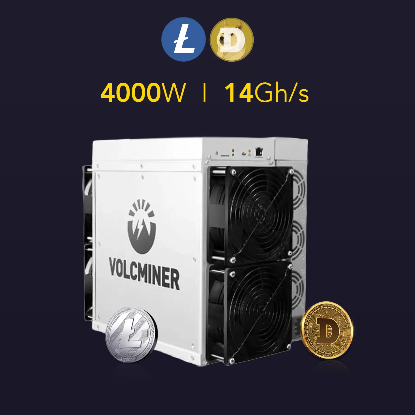 TA BUY 10 GET 6 FREE VolcMiner D1 Lite (14Gh) - Crypto Miners