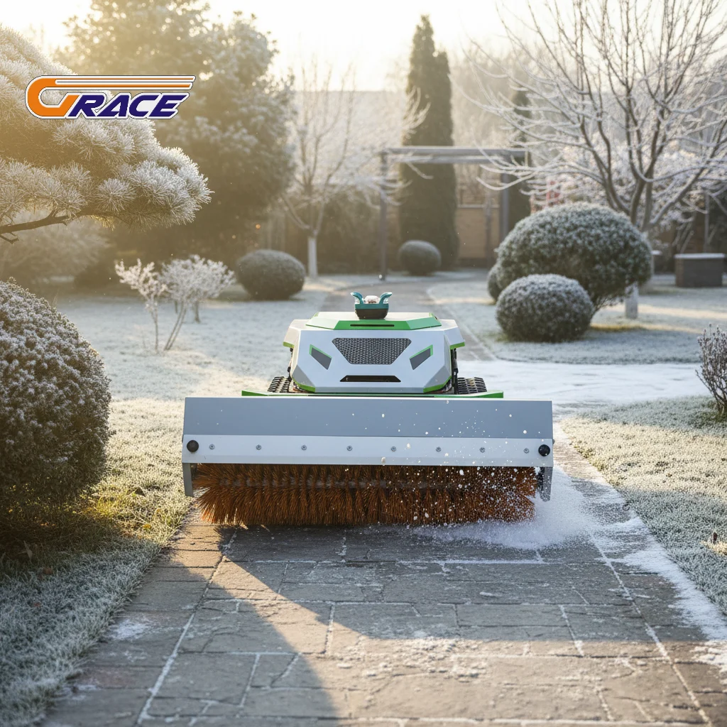 

GPS-Enabled Remote Control Lawn Mower App-Controlled Automatic Path Planning for Large Yard Commercial Garden Efficient Mowing