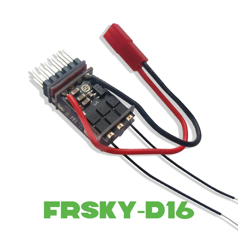 CROSSOVER RX FR7018T-F2 ((FRSKY-D16) 7CH Receiver with 2-3S ESC/TELEM/Brushless ESC/1000-1500m/F3P