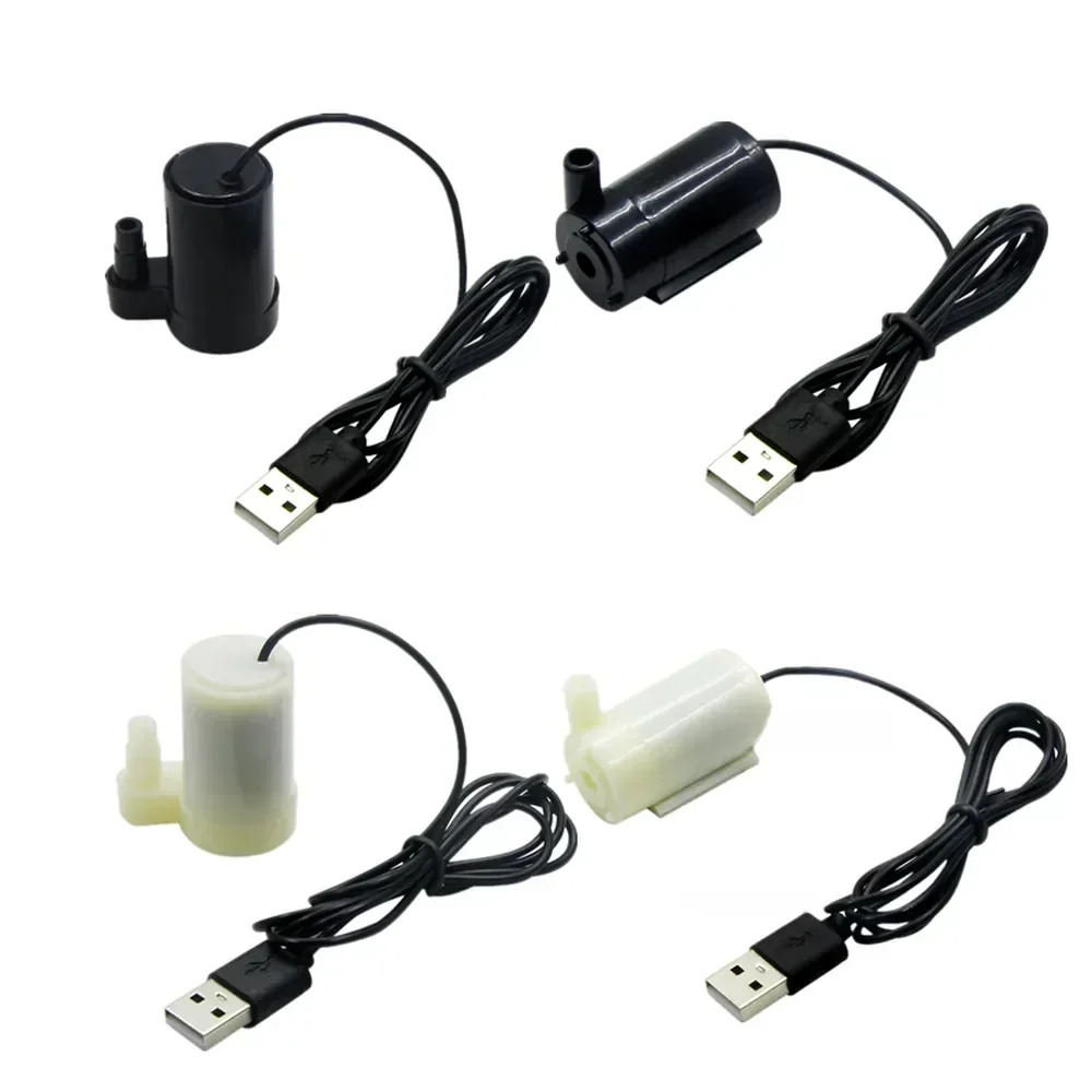 Super cicha bezszczotkowa pompa silnikowa DC 5V USB przenośna zatapialna pompa wodna hydroponiczny zbiornik na ryby cyrkulacyjna fontanna rzemieślnicza — zdjęcie 2