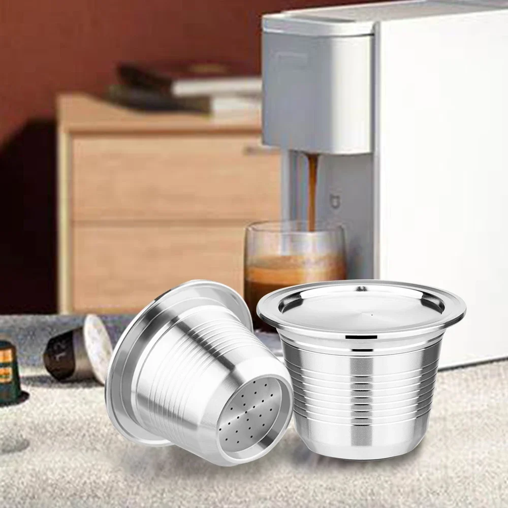 Capsule de café expresso réutilisable en acier inoxydable, nouvelle dosette en métal pour Machine XIAOMI /SCISHARE pour Nespresso icafilas