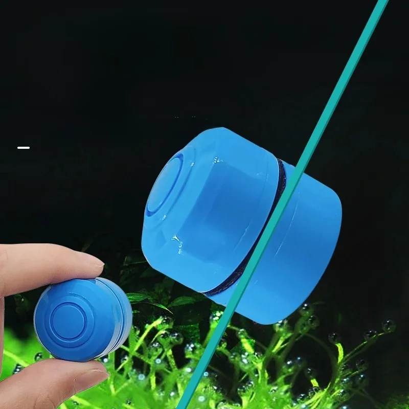 Szczotka magnetyczna do akwarium Mini Round, mocna magnetyczna szczotka do czyszczenia akwarium, usuwanie glonów, małe akwarium, akwarium, akcesoria do akwarium. — zdjęcie 2