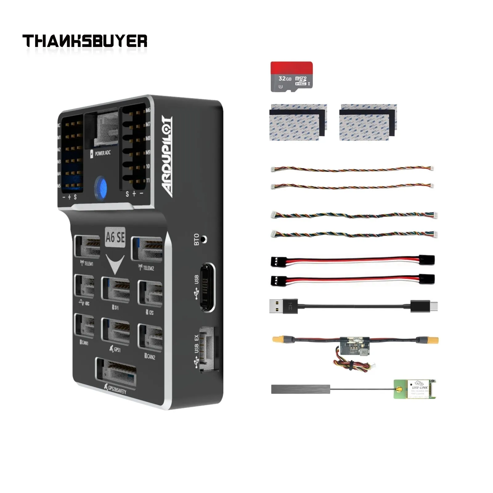 Controlador de alto desempenho para drones UAV, APM Optical UAV Flight Control, versão padrão, Pixhawk, A6 SE