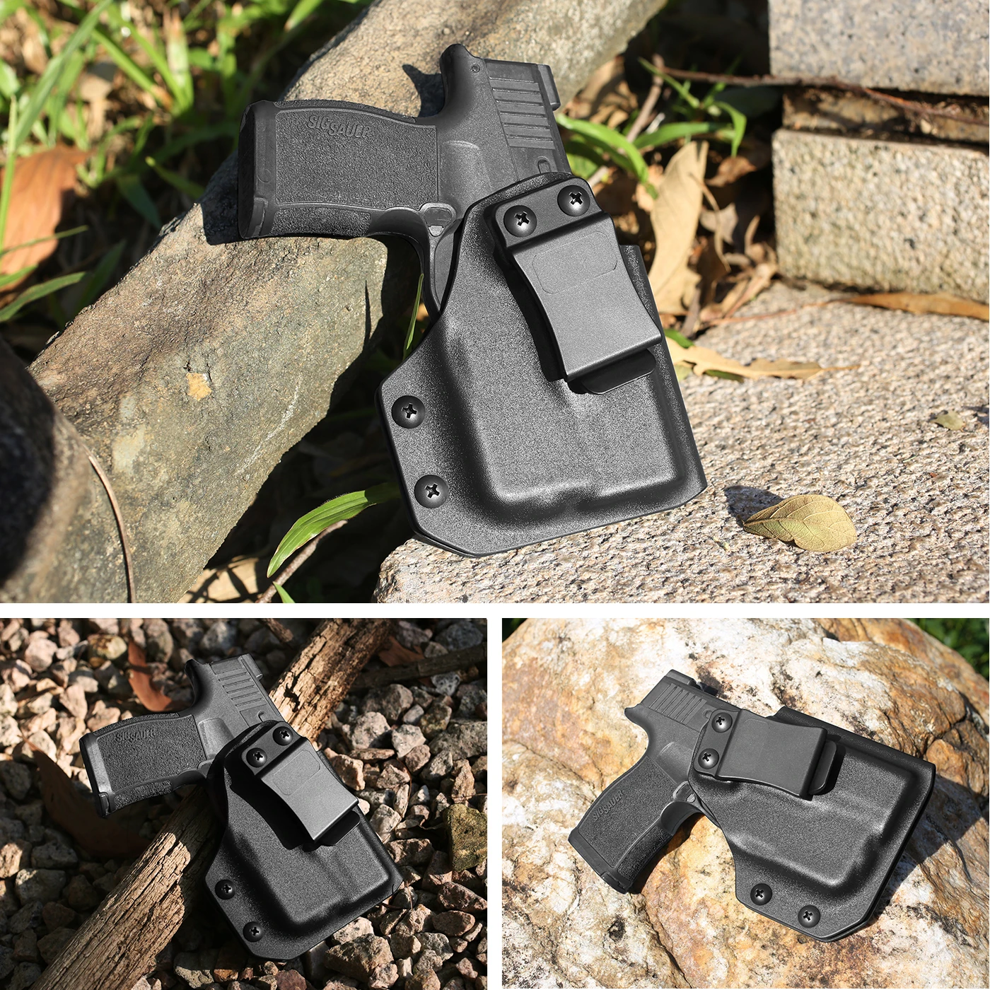 Tactical Military Accessories Kydex Concealed Holster Fits For SIG P365 with TLR 6 Adj. Cant, Adj. Retention