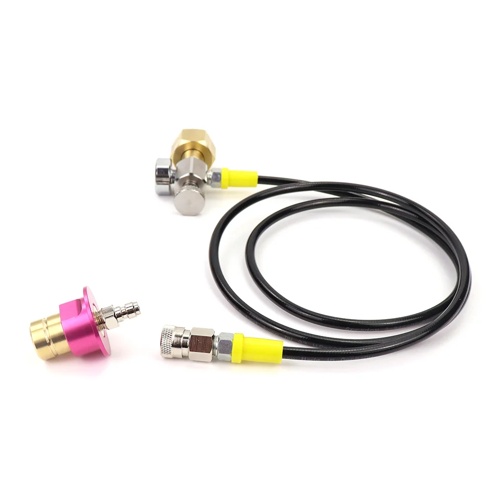 Soda Quick Connect Terra DUO Art to External Co2 Tank Adapter Hose Kit Fit Sodastream With Gauge Quick Disconnect