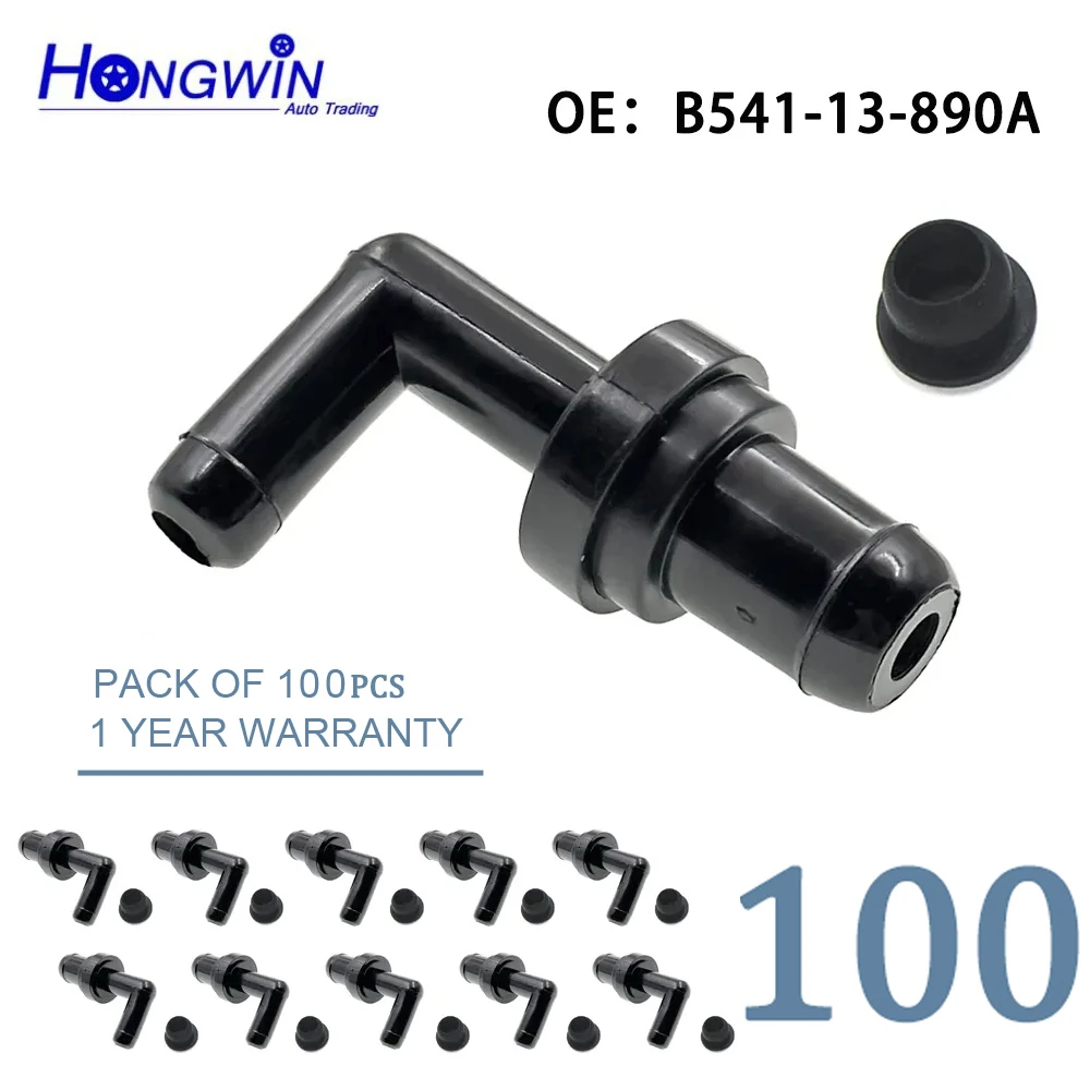 

100pcs Positive Crankcase Ventilation Valve PCV Valve Fits Protege Protege5 626 Miata MX-6 MX-3 MAZDA B541-13-890A B54113890A