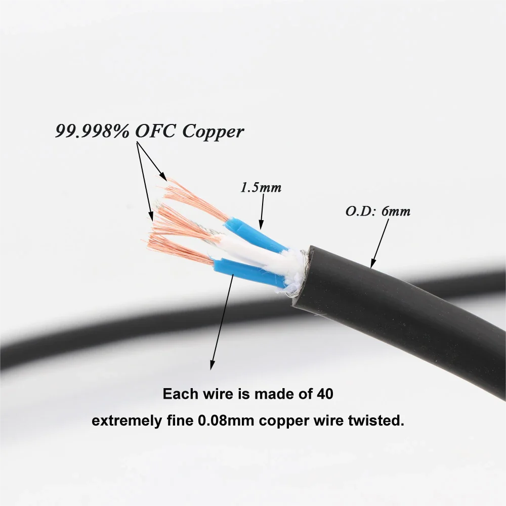 Pair CANARE L-4E6S Professional Audio Grade RCA Cable  Audio Male RCA to RCA for HIFI Amplifier DAC TV Cable