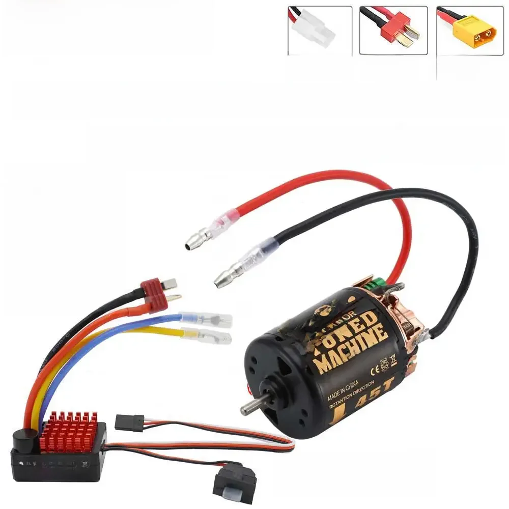 Ysido 540 Combo Geborsteld Motor 55T 45T 35T 60a Esc Voor 1/10 Off-Road Rock Crawler Klimmen Rc Auto Traxxas Trx4 Axiale Scx10 - afbeelding 2