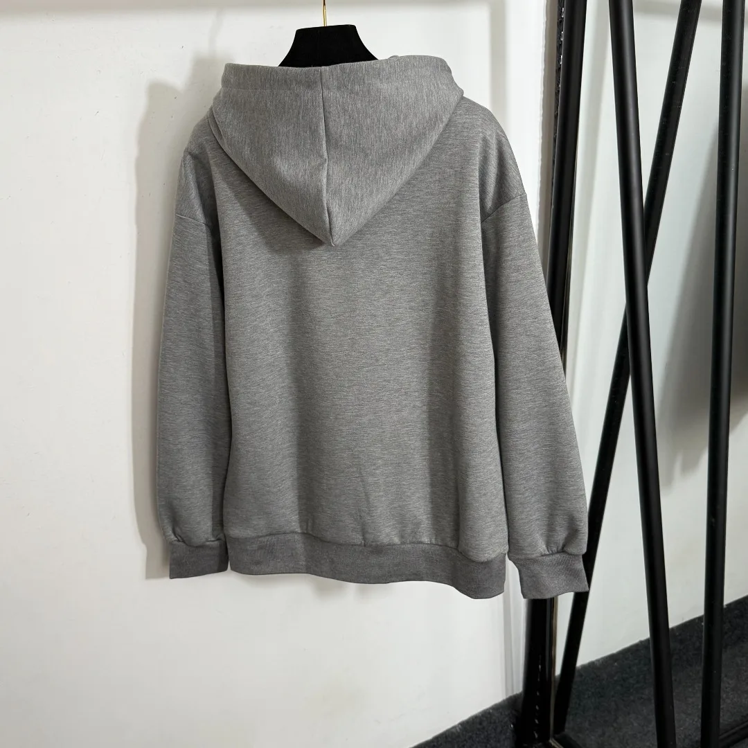 

American three-dimensional heavy-duty new knitted hooded pullover wide-leg pants suit