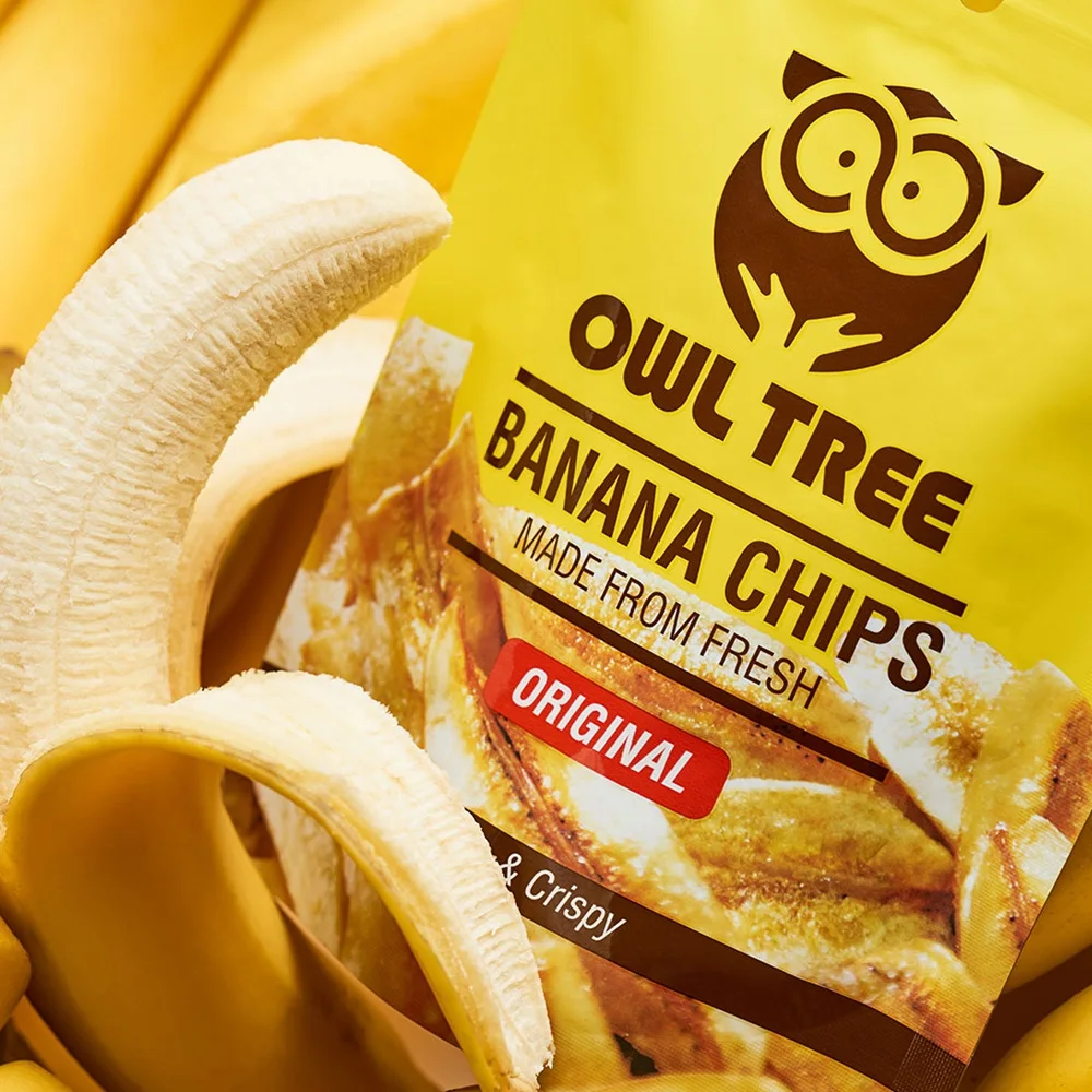 New  Owl tree banana chips 60g x 5 pecks ~