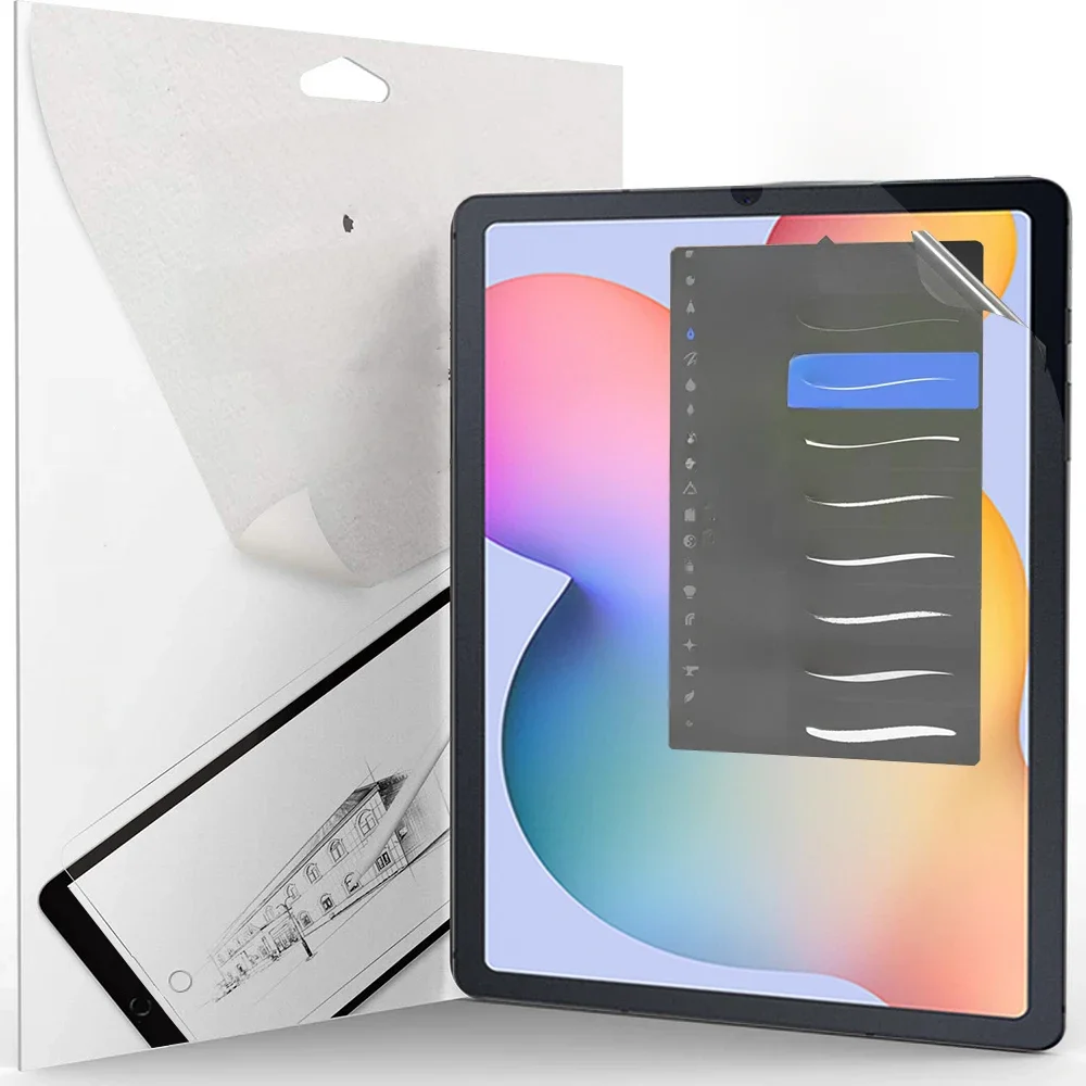 Protetor de tela de papel para Samsung Galaxy Tab, S7, S8, S9 Plus Ultra, S6 Lite, S7, S9, FE, A8,