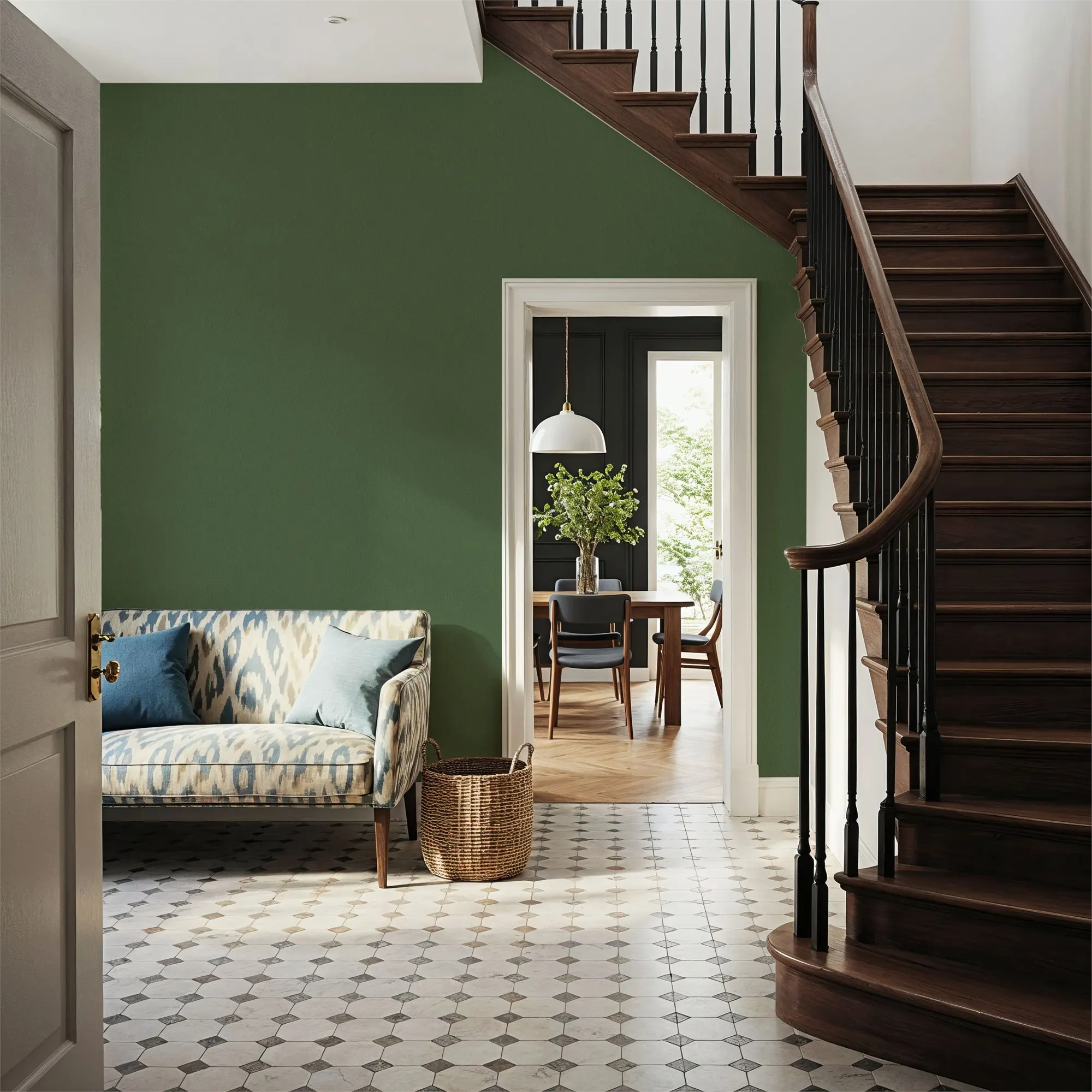 Faux Sand Stucco Finish Moss Made to Measure Mural Wallpaper for Bedroom