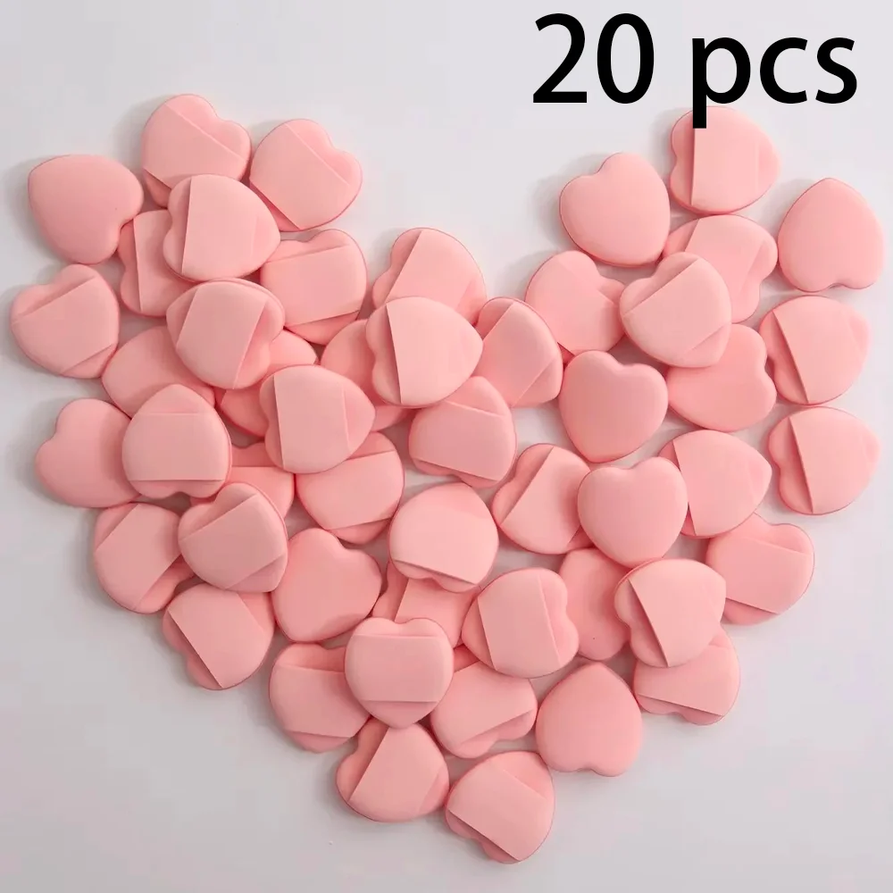 10/20/50 قطعة من منتفخ الأصابع الصغيرة – وردي ناعم، متعدد الاستخدام، كريم أساس، كريمي، مسحوق، سهل الإعداد، لطيف، للجنسين، معتمد