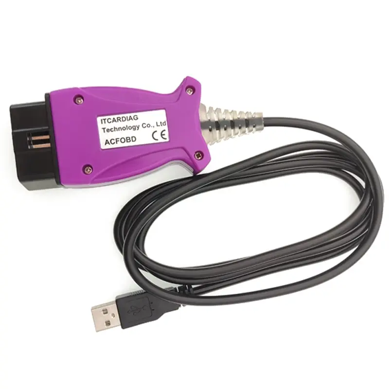 ITCARDIAG ACFOBD OBD2 herramienta de diagnóstico escáner OBD para Fiat/Alfa/Romeo/Lancia/Chrysler/Dodge/Ram/Jeep soporte ABS AIRBAG Cluster