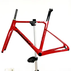 Thru-Axle Rear Derailleur Carbon Frame, Disc Brake, Road Bicycle Frame, Thru Axle, Disc Brake,142x12 Front, 100x12mm