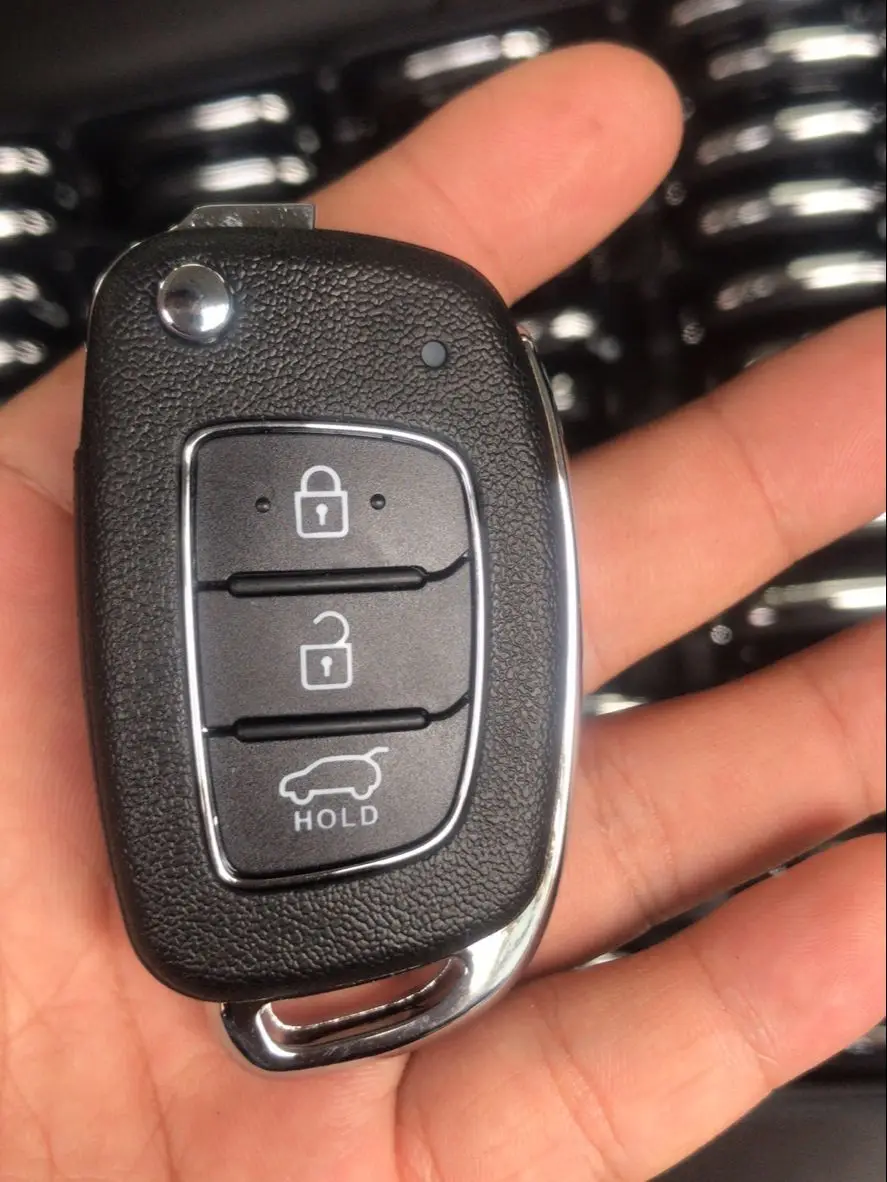 For Hyundai 2016 Creta Flip Key Auto Remote 433Mhz 4D60 Chip Part Number 95430-M0000 / RKE-4F34