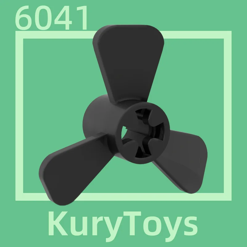 Kury Toys DIY MOC For 6041 10pcs Building block parts For Propeller 3 Blade 3 Diameter with Axle Hole