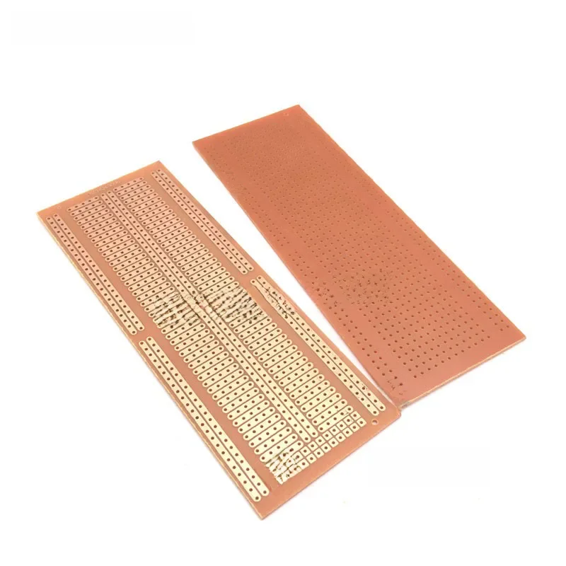 1 szt. DIY 4,8*13,3 CM Prototypowy papier PCB Uniwersalna matryca eksperymentalna Płytka drukowana 4,8x13,3 CM — zdjęcie 2