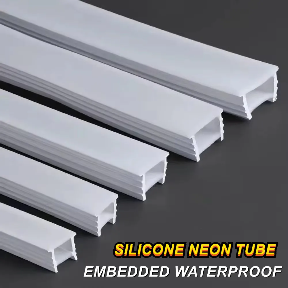 

Embedded Silicone Neon Tube Lampshade IP67 Waterproof Flexible LED Strip Lights Tube for Indoor Outdoor Lighting 12/24V WS2815